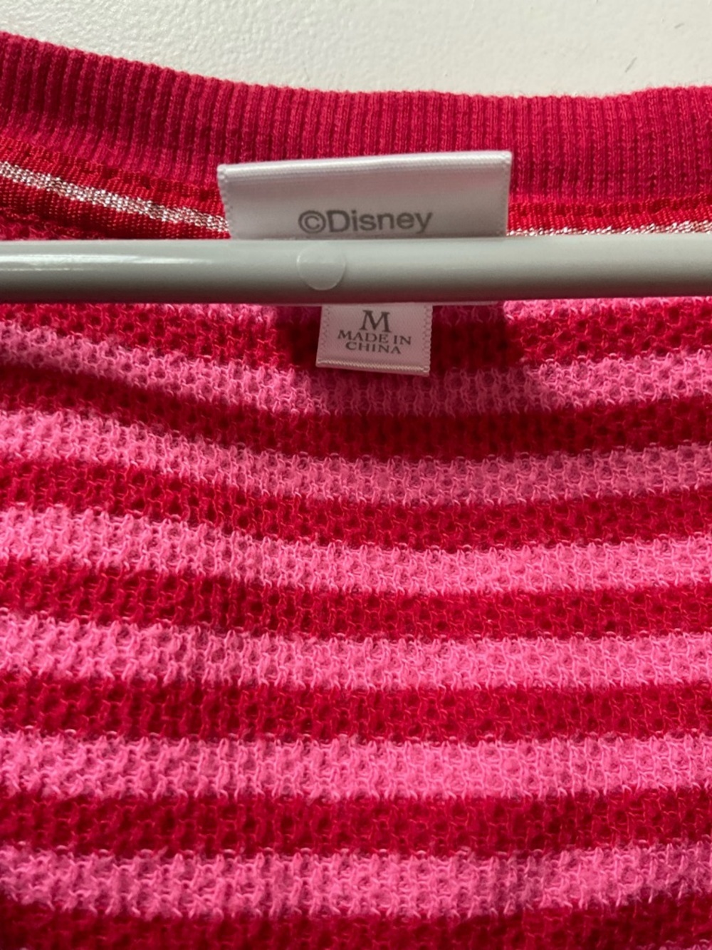 Disney Tinker Bell Pink Striped Henley - Picture 3 of 7